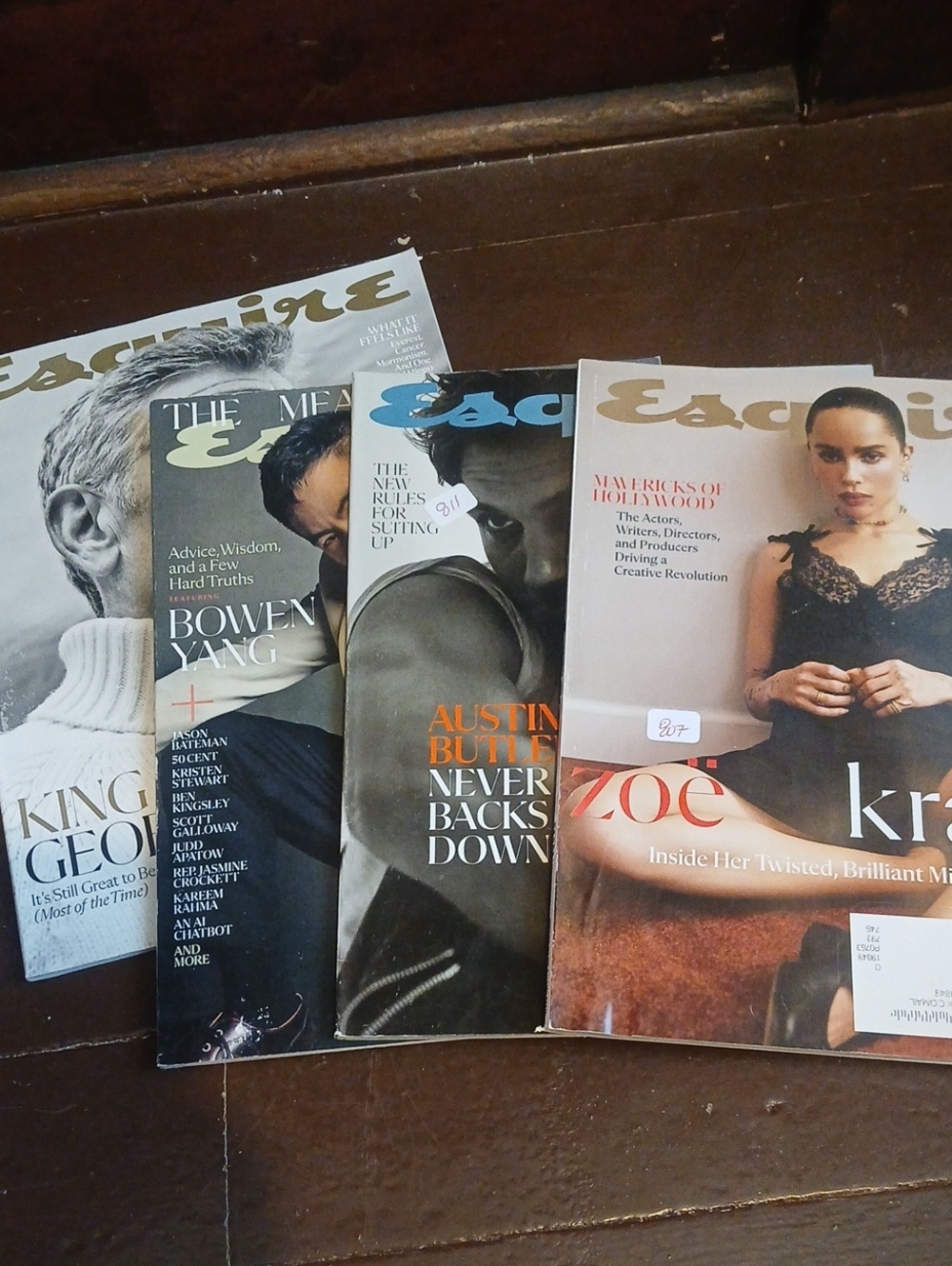 Magazine Assorted Covers - Esquire 2024/2025 American Men Journal Fashion Style